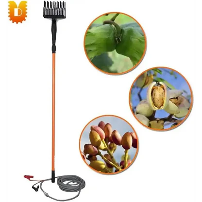 Abbacchiatore per Olive a Batteria, Scuotitore Elettrico Telescopico con Batteria 12V 400W