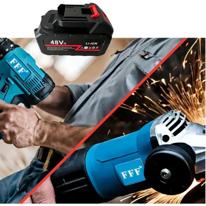 Batteria Sostitutiva per Kit 4 in 1, Batteria Compatibile con Tasselatore, Trapano