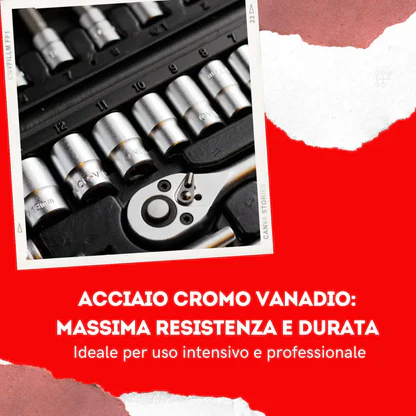 Cassetta Attrezzi Set Completo a Trolley 849 Pezzi Professionali in Acciaio.