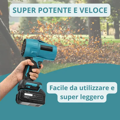 Idropulitrice a Batteria con Mini Soffiatore Incluso, Portatile, 2 Batterie 48V Intercambiabili per Pulizia Versatile e Senza Fili