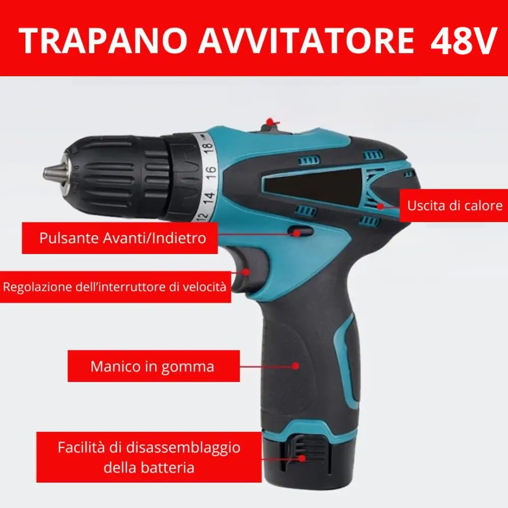 Set Saldatrice Inverter 400A MMA IGBT, + Mini Avvitatore + Mini Smerigliatrice, con 2 Batterie 48V e Caricatore, Kit Professionale Compatto e Potente con Display LED, 3 Dischi